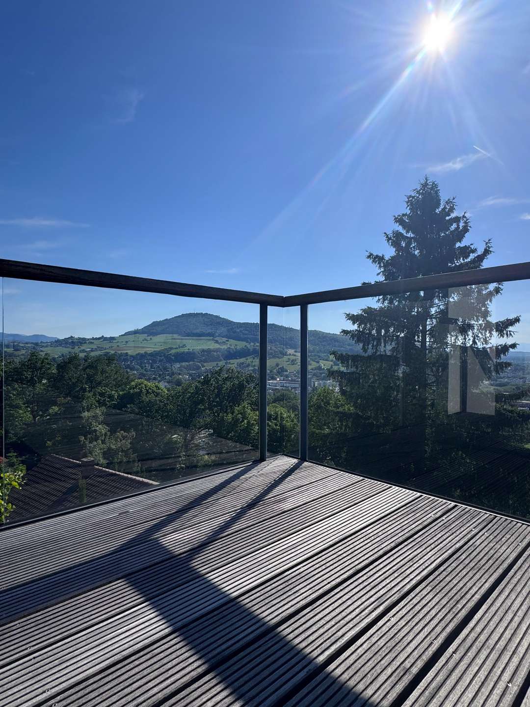 Weitblick über ganz Freiburg